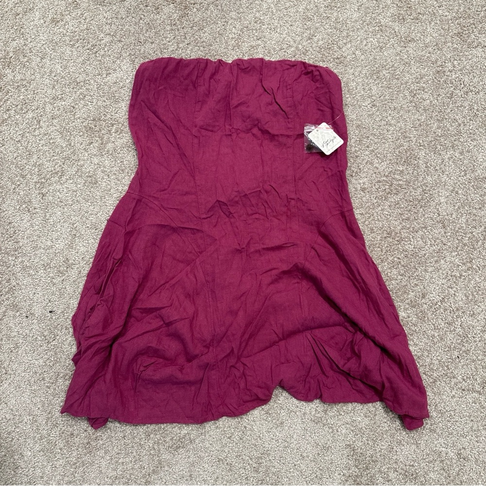 Women’s Size Large Free People Sea Shell Mini Dress Purple